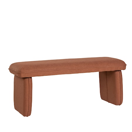 Bänk Polyester/Trä Rost