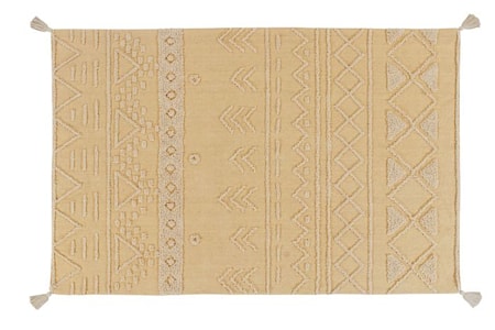 Tribu Matta Tvättbar 170x240 Honey