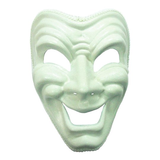 Glad Vit Teatermask - One size