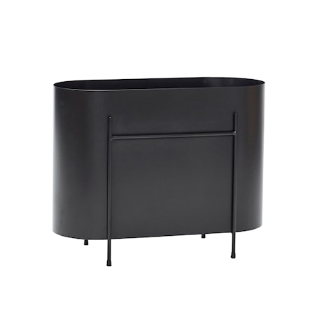 Plantekasse Metall Svart