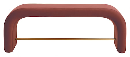 Douro Bänk Rust Red