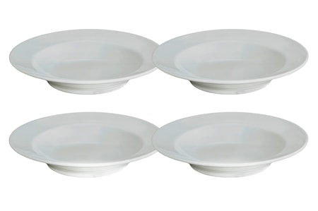 Sancerre Pastatallrik 28 cm Vit 4-pack