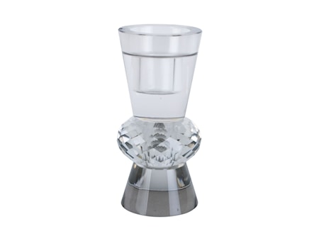 Crystal Art Duo Cone Ljusstake Klar
