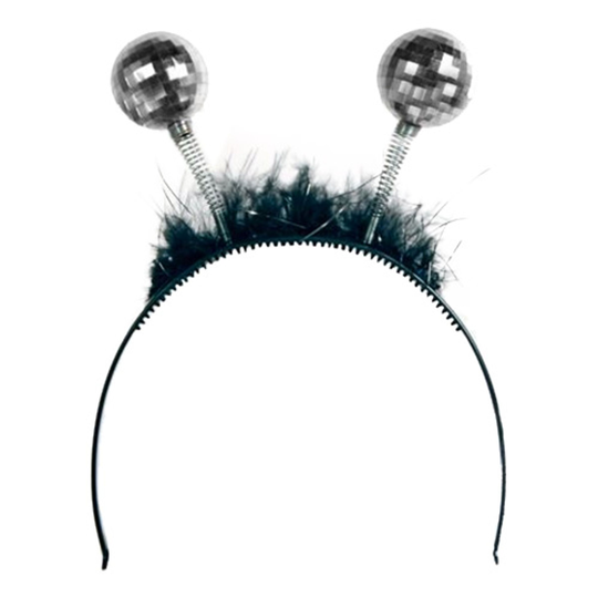 Diadem med Discobollar Silver - One size