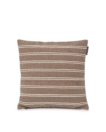 Deco Striped Kuddfodral Recycled Cotton Canvas
