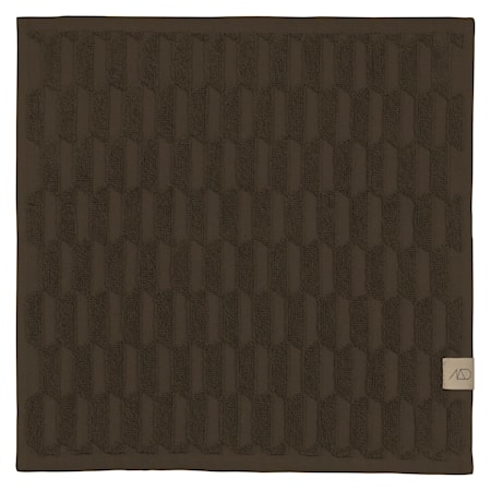 Geo Gästhandduk 3-pack 30x30 cm Choklad