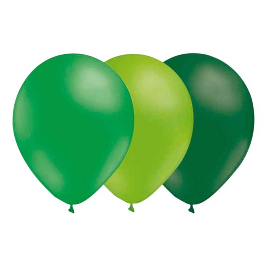 Ballongkombo Grön/Limegrön/Mörkgrön - 15-pack