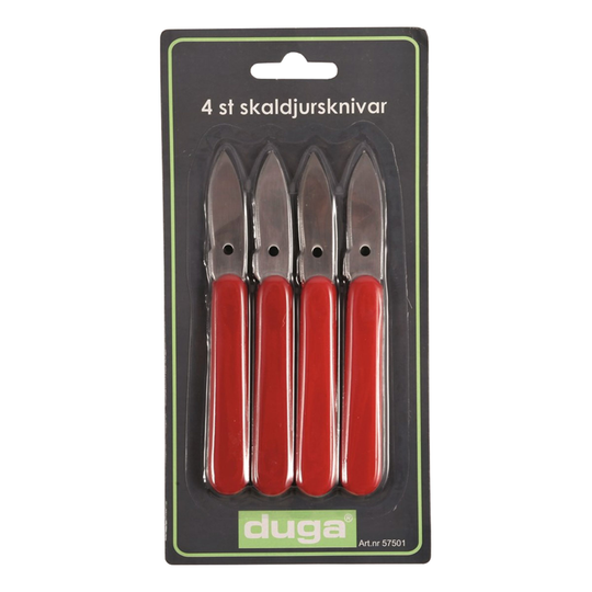 Duga Skaldjursknivar - 4-pack