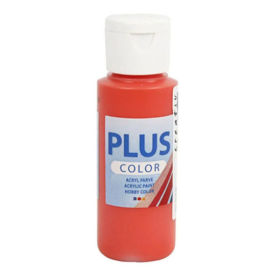 Plus Color Hobbyfärg - Briljantröd