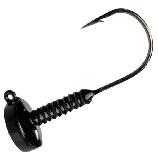 Lunker City Ned Head Black 5 g jiggskalle 3st/pkt