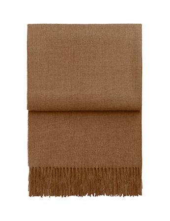 Luxury Pläd Alpackaull Caramell beige