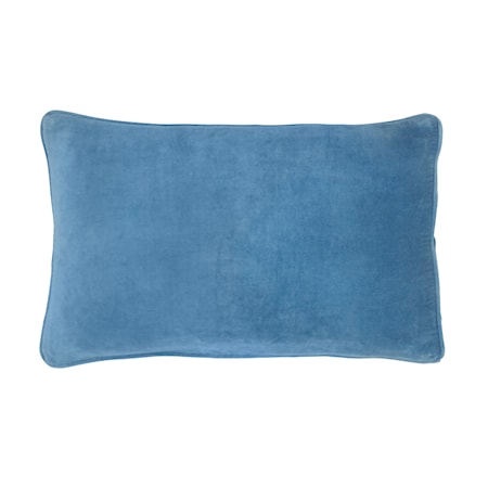 Velvet Kuddfodral 33x50 cm Havsblå