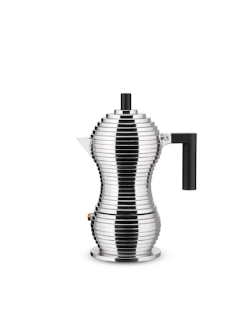Pulcina Espressobryggare 3 koppar Aluminium/Svart