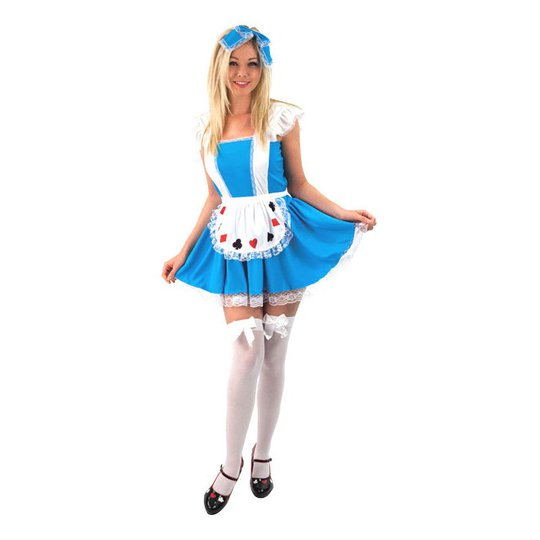Alice i Underlandet Budget Maskeraddräkt - Small