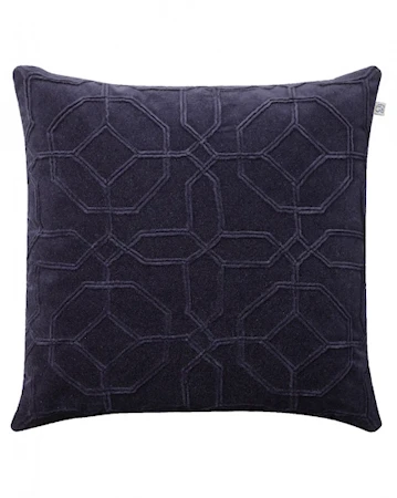 Nandi Kuddfodral Velvet Navy 50x50cm