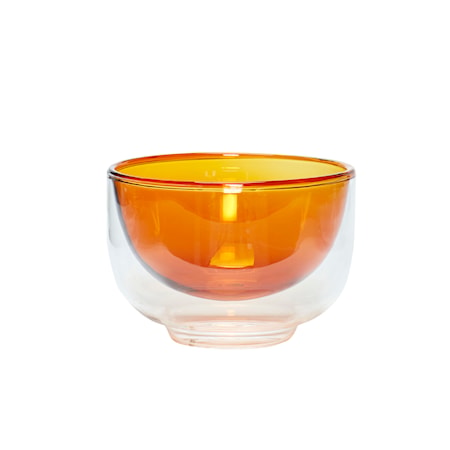 Skål Glas Klar/amber