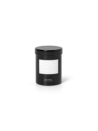 Scented Kalenderljus Ø8 cm Svart