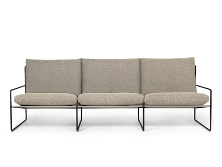 Desert 3-seater Dolce Svart/Mörk sand