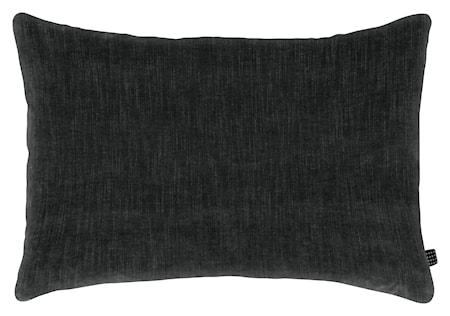 Chenille Kudde 60x40 cm Anthracite