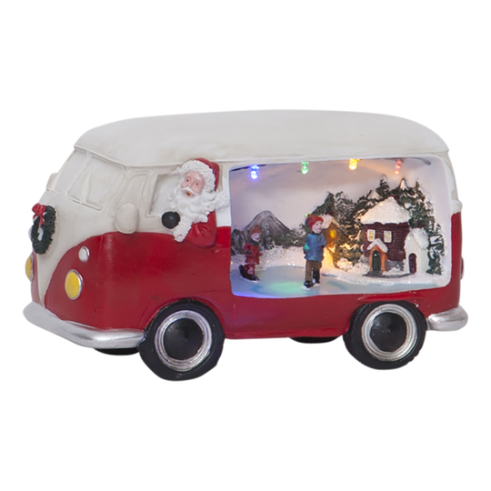 Juldekoration Tomtens Minivan LED