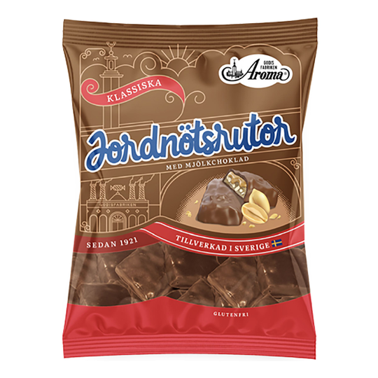 Jordnötsrutor i Påse - 95 gram