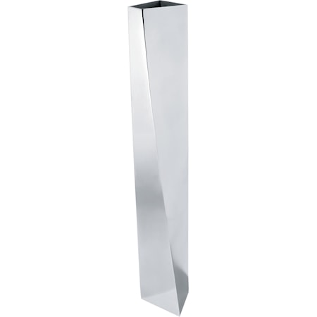 Crevasse blomvas 42cm rostfritt stål