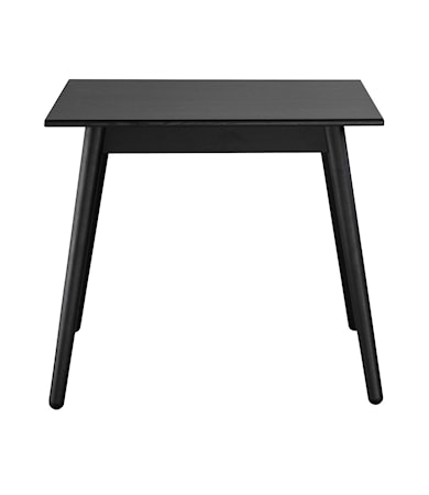 C35A Matbord 82x82 cm Svart RAL9017 Gloss 10