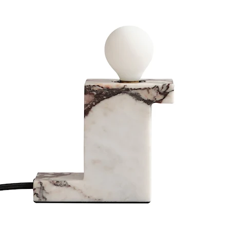 Brick Bordslampa Hög 10,5 cm Calacatta