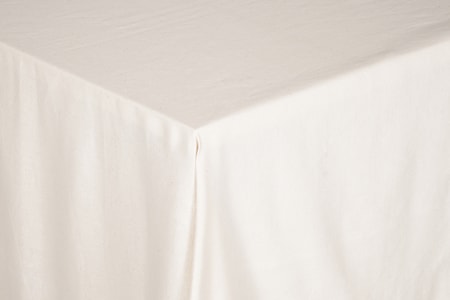 Linne Bordsduk 140x180 cm Vit