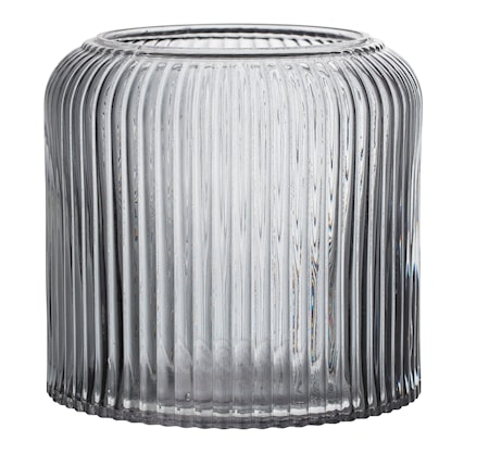 Kruka Grå Glas 14 cm