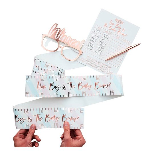 How Big Is The Baby Bump Baby Shower Spel
