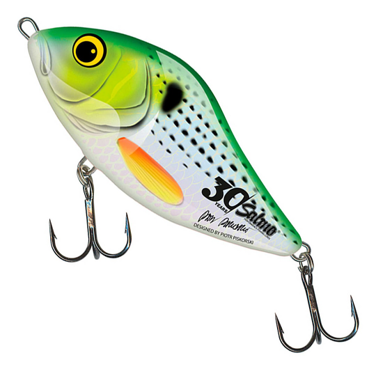 Salmo Slider 12S HOLO GREEN STRIPER (Salmo 30år)