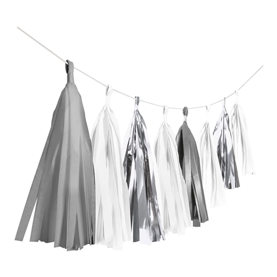 Girlang Tassel Silver