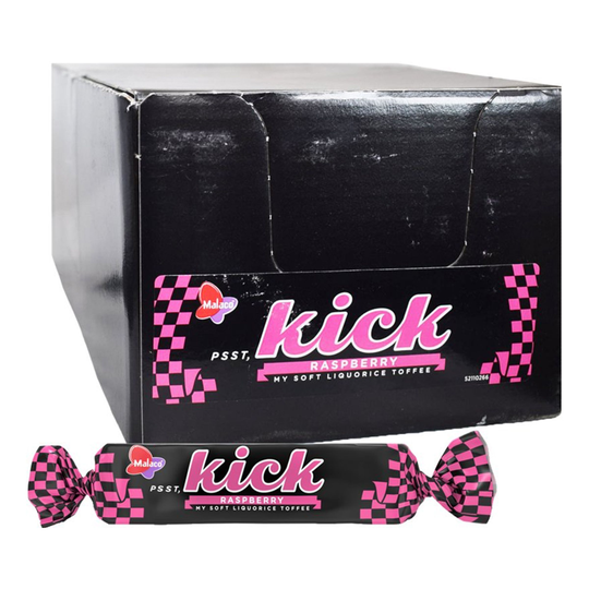 Malaco Kick Raspberry - 100-pack
