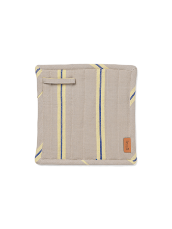 Hale Grytlappar Set om 2 Oyster/Lemon/Blue