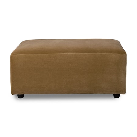 Jax couch: Element Fotpall Velvet Mustard