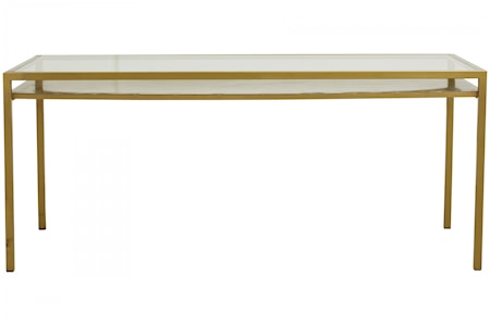 Etne Matbord Golden M Klar Glas