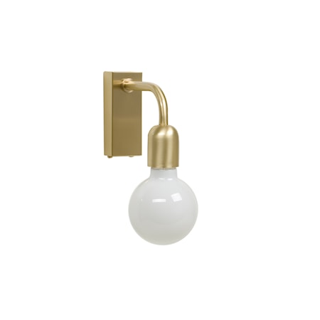 Regal Vägglampa IP44 Borstad mässing
