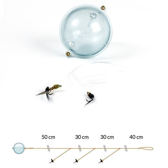 Fladen Fly Cast Kit Nymphs kastflugeset