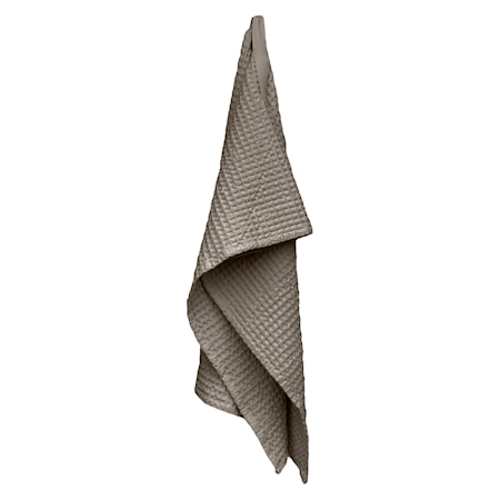 Big Waffle Handduk 150x50 cm Brun