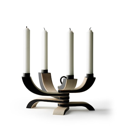Nordic Light 4-armad Ljusstake Svart