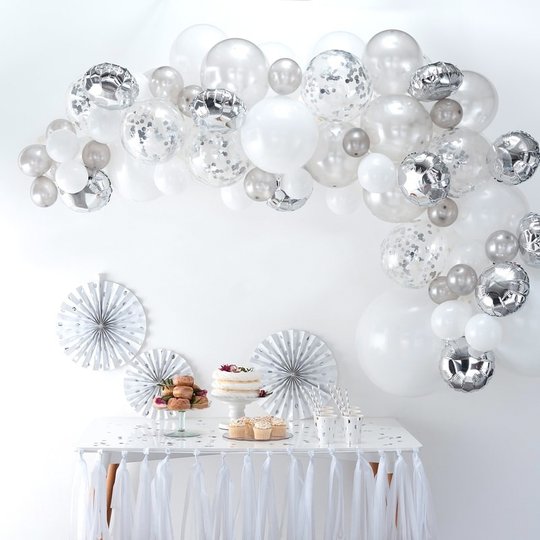 Ballongbåge Silver