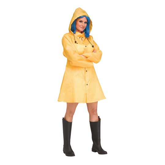 Gul Regnkappa Maskeraddräkt - Medium/Large