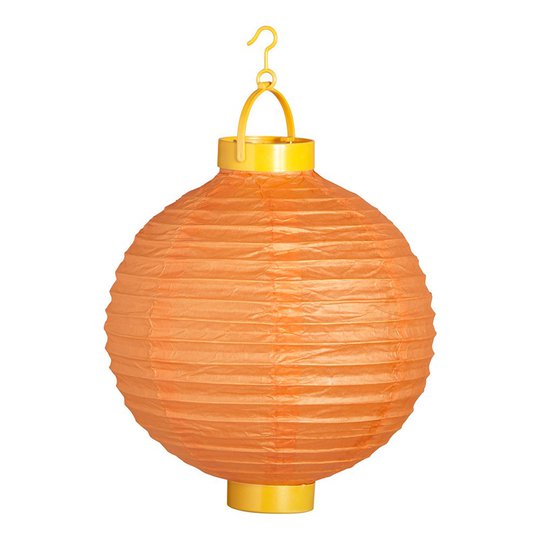 Papperslykta LED Orange