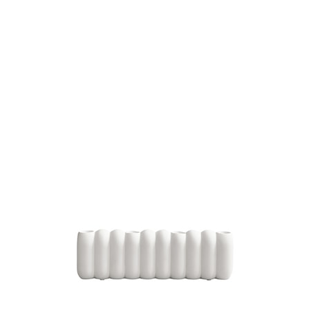Tube Ljusstake Stor 35 cm Vit