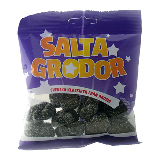 Salta Grodor i Påse - 80 gram