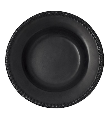 DARIA Sopptallrik Svart 26 cm 2-pack