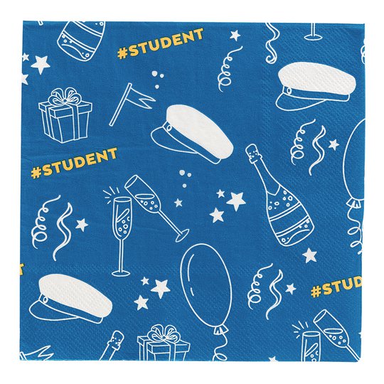 Servetter #Student - 20-pack
