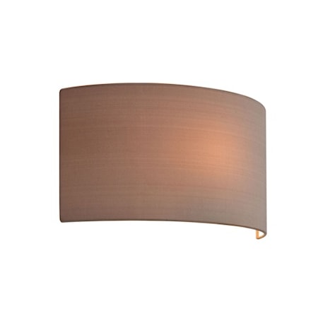 Lima vägglampa – Brons, beige skärm