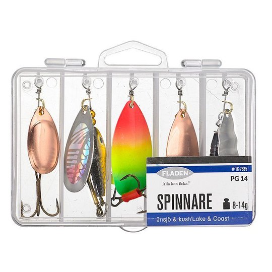 Fladen spinnarsortiment 5st 8-14g